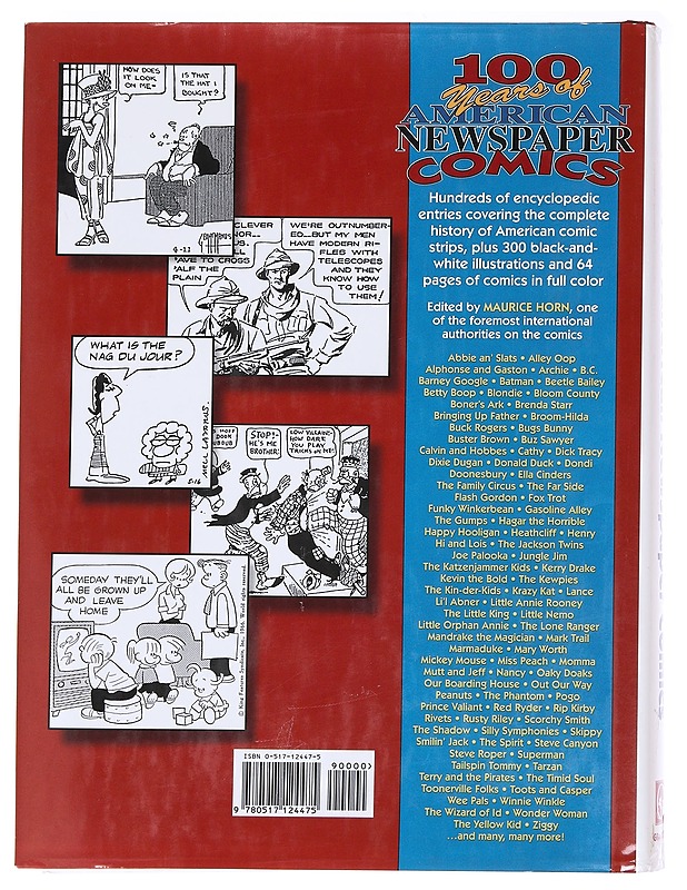 100 years of American newspaper comics : an illustrated encyclopedia - Horn, Maurice - Historiakirjat - 10105589505 - 1