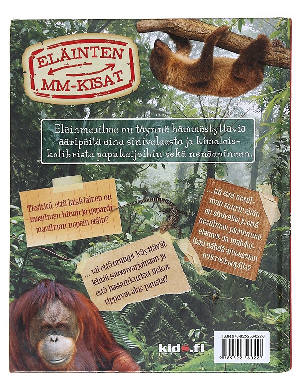 Eläinten MM-kisat - De la Bédoyère - Tietokirjat ja oppaat - 10105589548 - 1