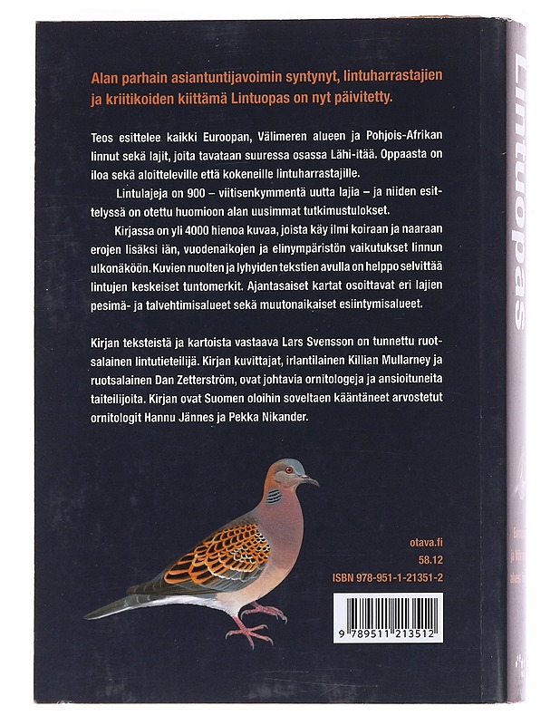 Lintuopas : Euroopan ja Välimeren alueen linnut - Svensson, Lars - Tietokirjat ja oppaat - 10105589595 - 1