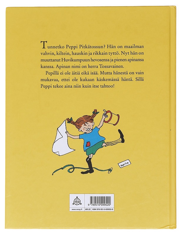 Tunnetko Peppi Pitkätossun? - Astrid Lindgren, Ingrid Vang Nyman - Lastenkirjat - 10105589629 - 1