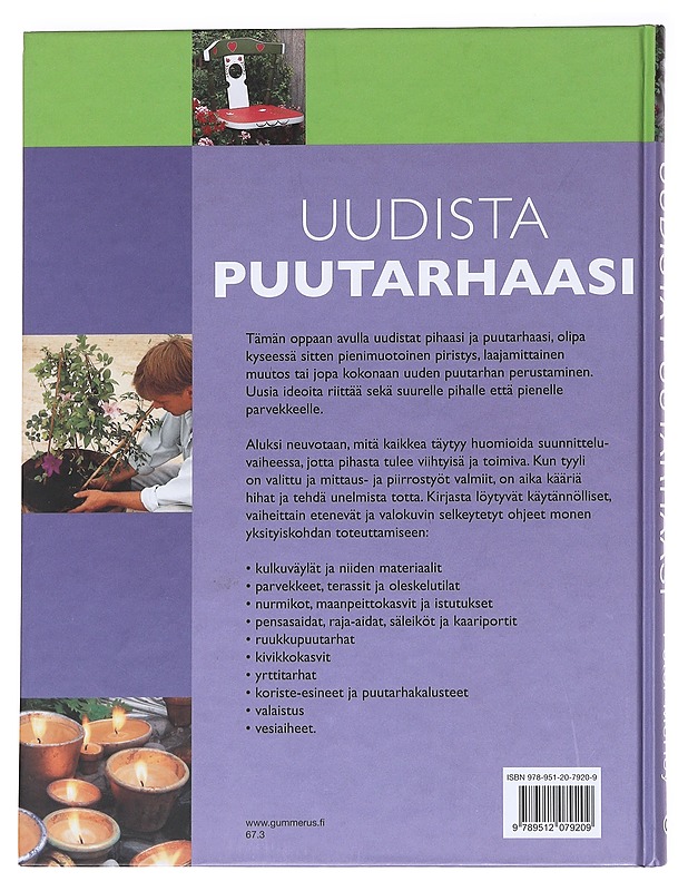 Uudista puutarhaasi : unelmien pihan suunnittelu ja toteutus - McHoy, Peter - Tietokirjat ja oppaat - 10105589670 - 1