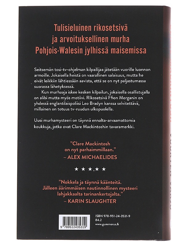 Vuorten varjo - Mackintosh, Clare - Romaanit ja novellit - 10105589676 - 1