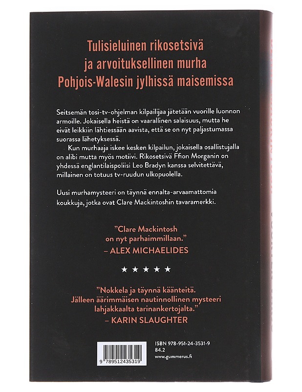 Vuorten varjo - Mackintosh, Clare - Romaanit ja novellit - 10105589679 - 1