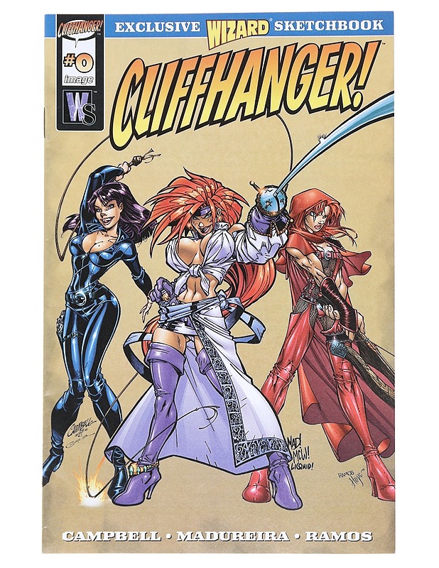 Cliffhanger! : Exclusive Wizard Sketchbook #0 - Campbell, J. Scott  - Sarjakuvat - 10105589705 - 0