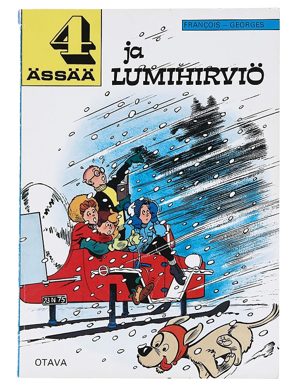 4 ässää ja lumihirviö - Craenhals, François - Sarjakuvat - 10105589763 - 0