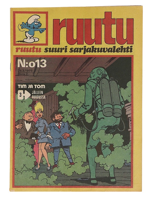 Ruutu N:o 13/1975 - Sarjakuvat - 10105589908 - 0
