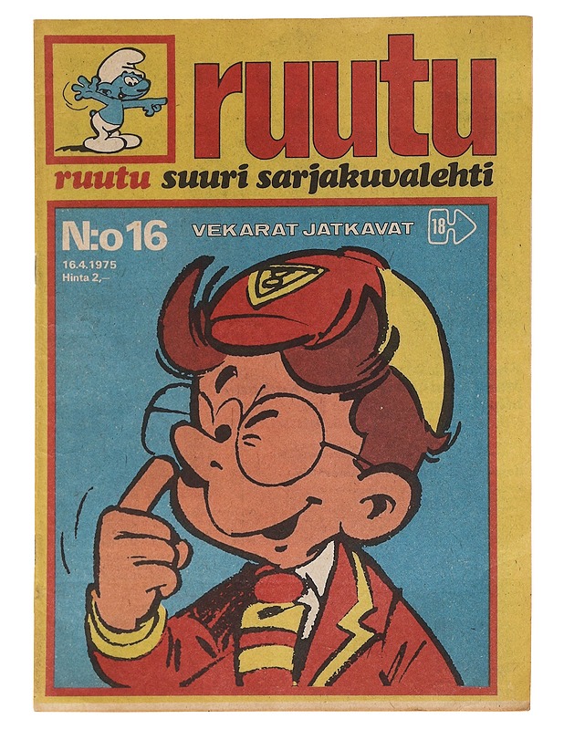Ruutu N:o 16/1975 - Sarjakuvat - 10105589917 - 0