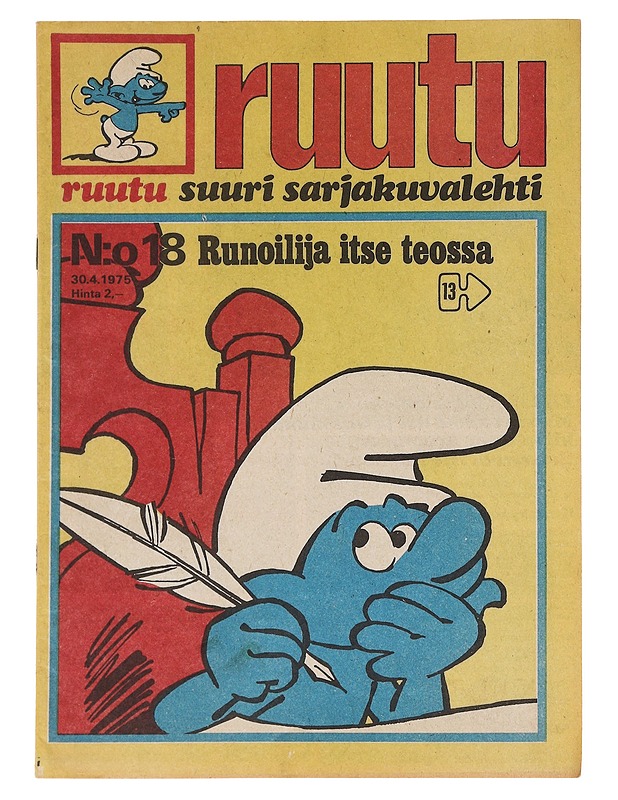 Ruutu N:o 18/1975 - Sarjakuvat - 10105590014 - 0