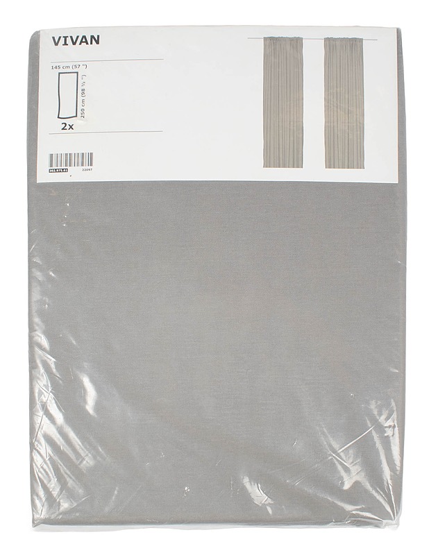 IKEA Vivan verhot, 145x250 cm, 2 kpl - Verhot ja kapat - 10105590022 - 0