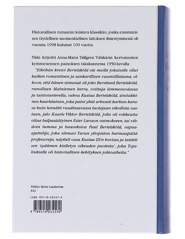 Välskärin kertomuksia : ensimmäinen osa - Topelius, Zacharias - Romaanit ja novellit - 10105590045 - 1