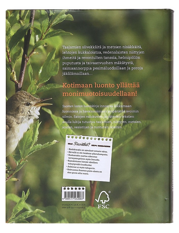 Suomen lasten luontokirja - Laine, Lasse J. - Lastenkirjat - 10105590056 - 1
