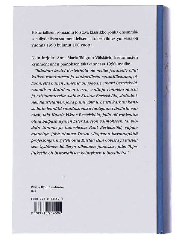 Välskärin kertomuksia : kolmas osa - Topelius, Zacharias - Romaanit ja novellit - 10105590058 - 1