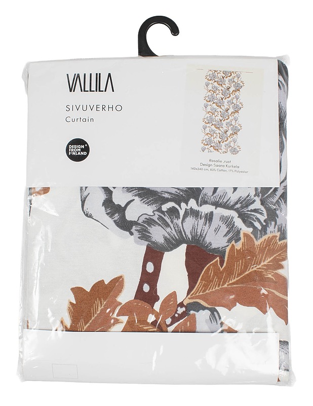 VALLILA Rosalie rust sivuverho, 140x240 cm - Designsuosikit - 10105590085 - 0