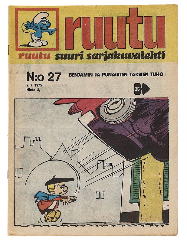 Ruutu N:o 27/1975 - Sarjakuvat - 10105590088 - 0