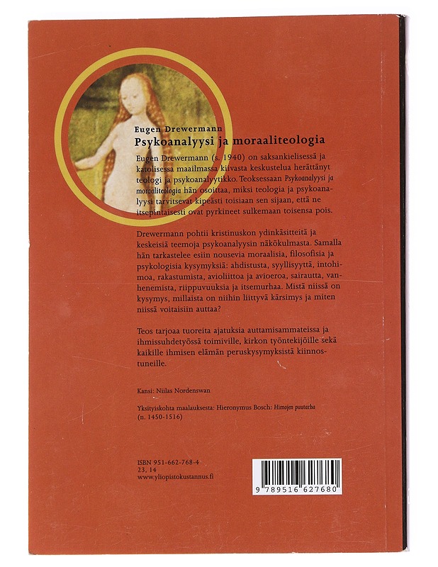 Psykoanalyysi ja moraaliteologia - Drewermann, Eugen - Tietokirjat ja oppaat - 10105590149 - 1