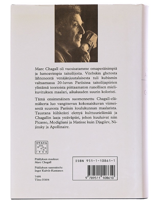 Marc Chagall - ALEXANDER, SIDNEY - Elämäkerrat ja muistelmat - 10105590174 - 1