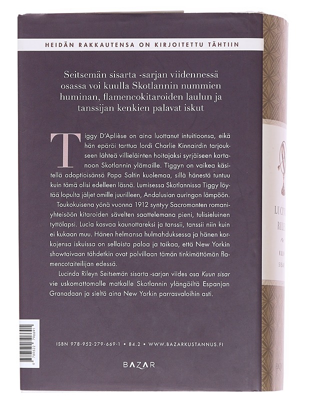 Kuun sisar / Tiggyn tarina - Riley, Lucinda - Romaanit ja novellit - 10105590175 - 1