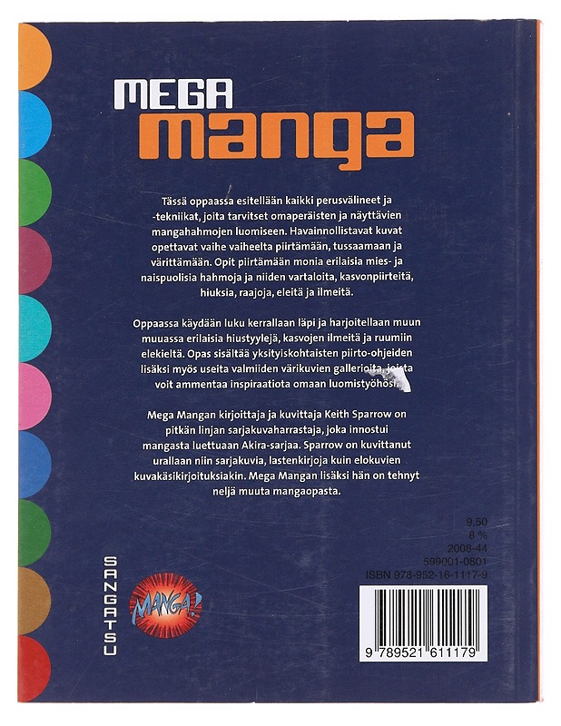 Mega manga / opas mangatyyliseen piirtämiseen Osa 1 - Sparrow, Keith - Sarjakuvat - 10105590190 - 1