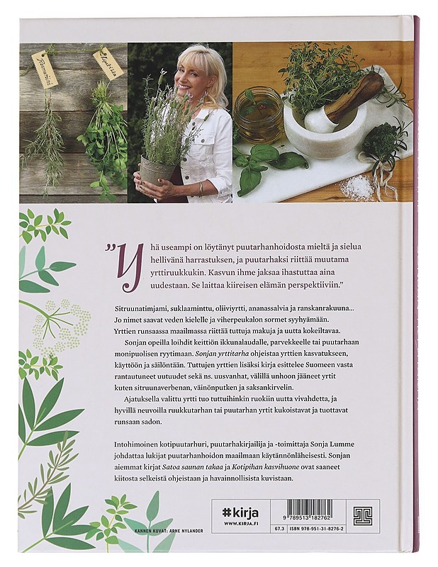 Sonjan yrttitarha - Sonja Lumme - Tietokirjat ja oppaat - 10105590229 - 1