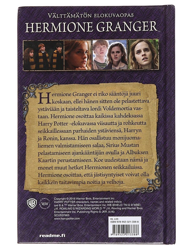 Hermione Granger / elokuvaopas - Baker, Felicity - Fantasia- ja scifi - 10105590245 - 1