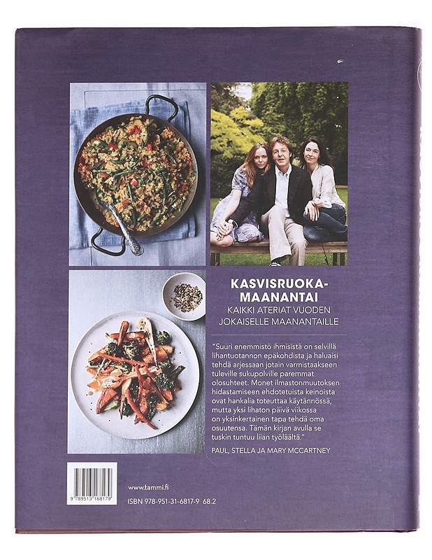 Kasvisruokamaanantai - McCartney, Paul & Stella & Mary  - Ruokakirjat - 10105590255 - 1