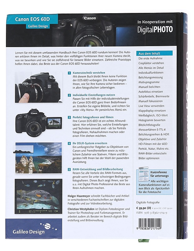 Canon EOS 60D - Haarmeyer, Holger  - Tietokirjat ja oppaat - 10105590267 - 1