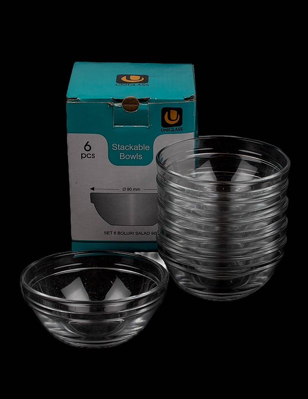 UNIGLASS lasikulhosetti, 6 osaa - Lautaset ja kulhot - 10105590292 - 0