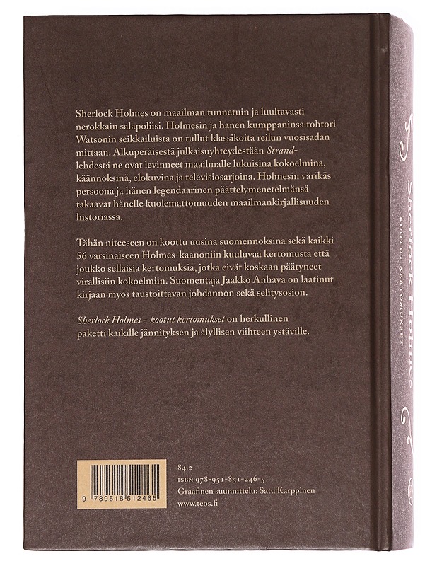Sherlock Holmes / kootut kertomukset - Doyle, Arthur Conan - Romaanit ja novellit - 10105590317 - 1