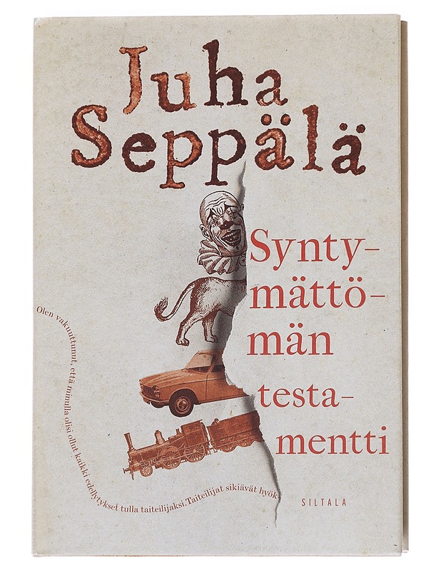 Syntymättömän testamentti - Seppälä, Juha  - Romaanit ja novellit - 10105590340 - 0