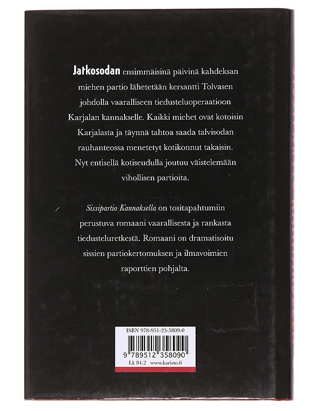 Sissipartio Kannaksella - Atso Haapanen - Romaanit ja novellit - 10105590337 - 1