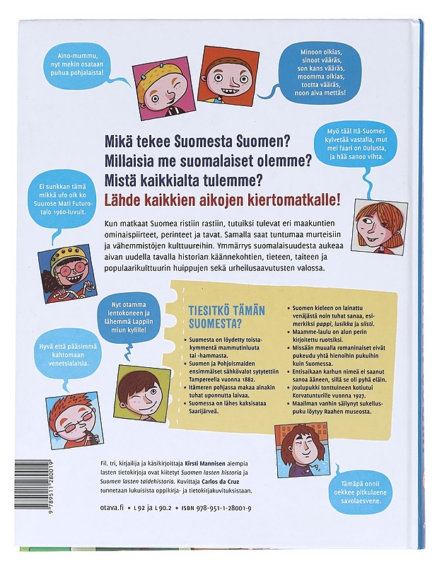 Suomen lasten Suomi - Manninen, Kirsti - Lastenkirjat - 10105590384 - 1