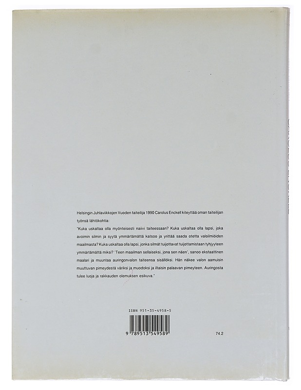 Carolus Enckell - Virtanen, Arto - Taide- ja kulttuurikirjat - 10105590398 - 1