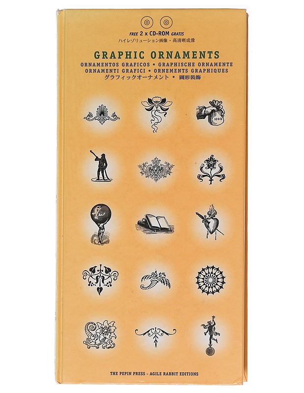 Graphic ornaments = Ornamentos graficos = Graphische Ornamente = Ornamenti grafici = Ornements graphiques - Tietokirjat - 10105590444 - 0