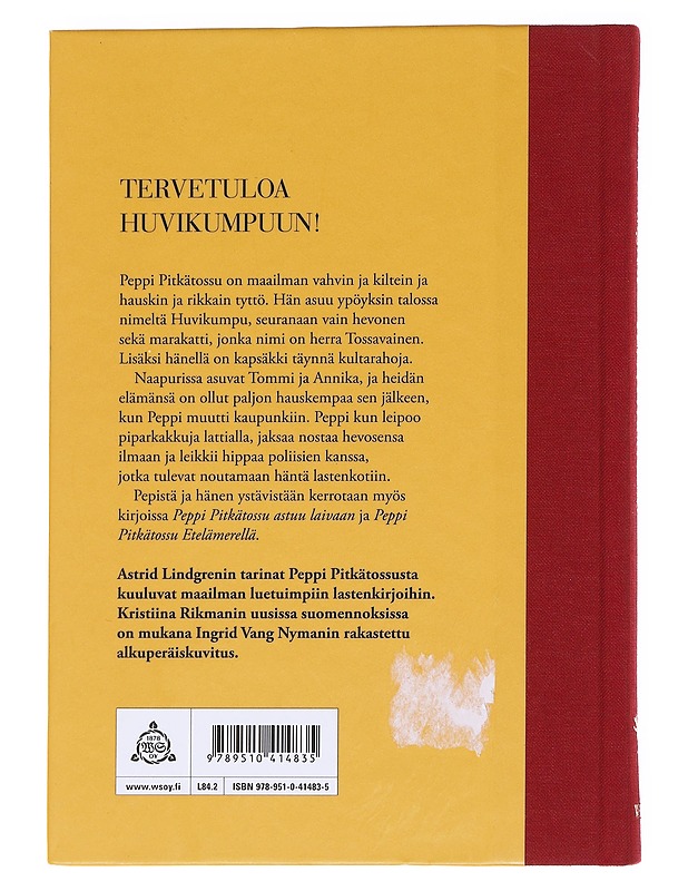 Peppi Pitkätossu - Lindgren, Astrid - Lastenkirjat - 10105590457 - 1