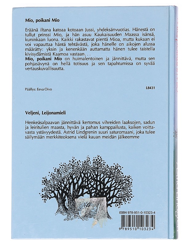 Mio, poikani Mio - Lindgren, Astrid - Lastenkirjat - 10105590463 - 1