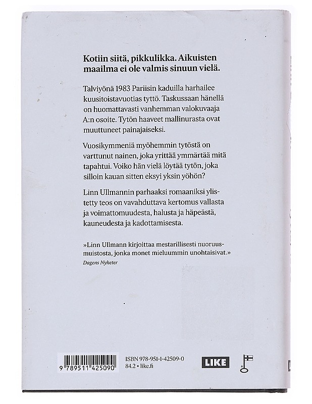 Tyttö, 1983 / romaani - ULLMANN, LINN - Romaanit ja novellit - 10105590464 - 1