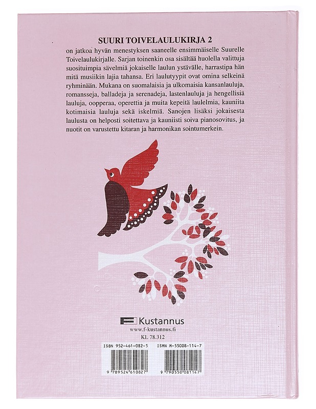 Suuri toivelaulukirja. 2 - Vuoristo, Aapeli - Musiikki- ja elokuvakirjat - 10105590478 - 1