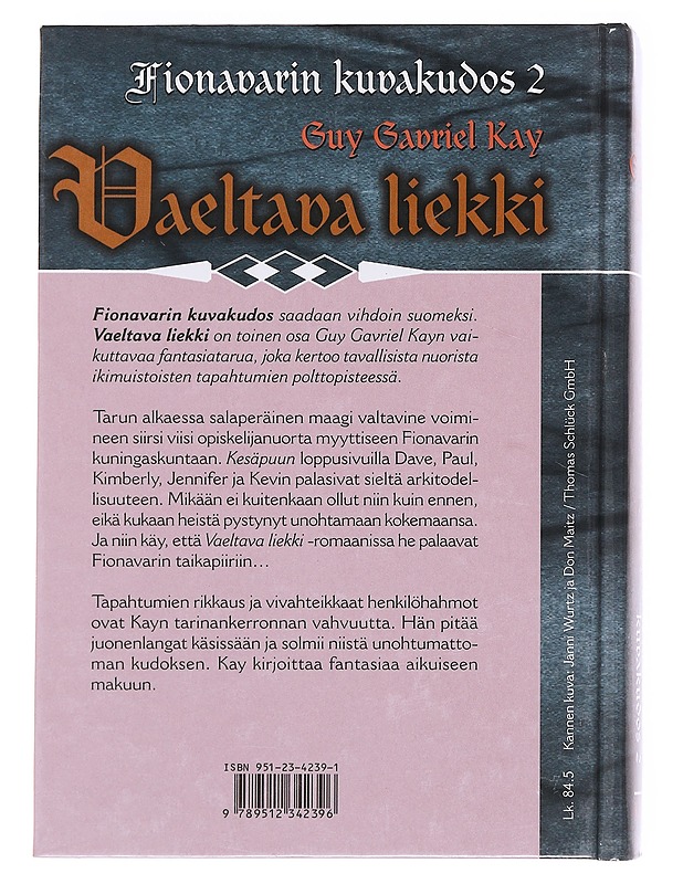 Fionavarin kuvakudos / 2 Vaeltava liekki - Kay, Guy Gavriel - Fantasia- ja scifi - 10105590513 - 1