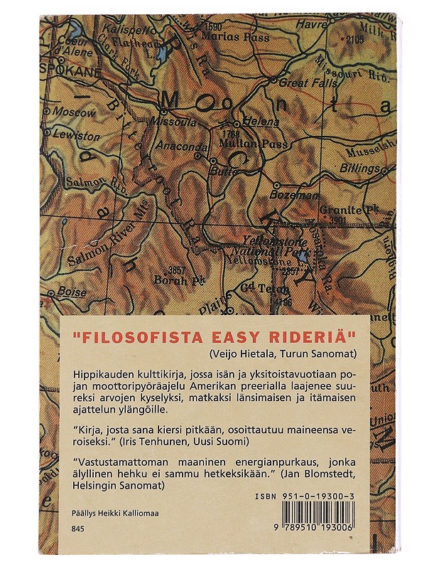 Zen ja moottoripyörän kunnossapito - Pirsig, Robert M. - Romaanit ja novellit - 10105590559 - 1