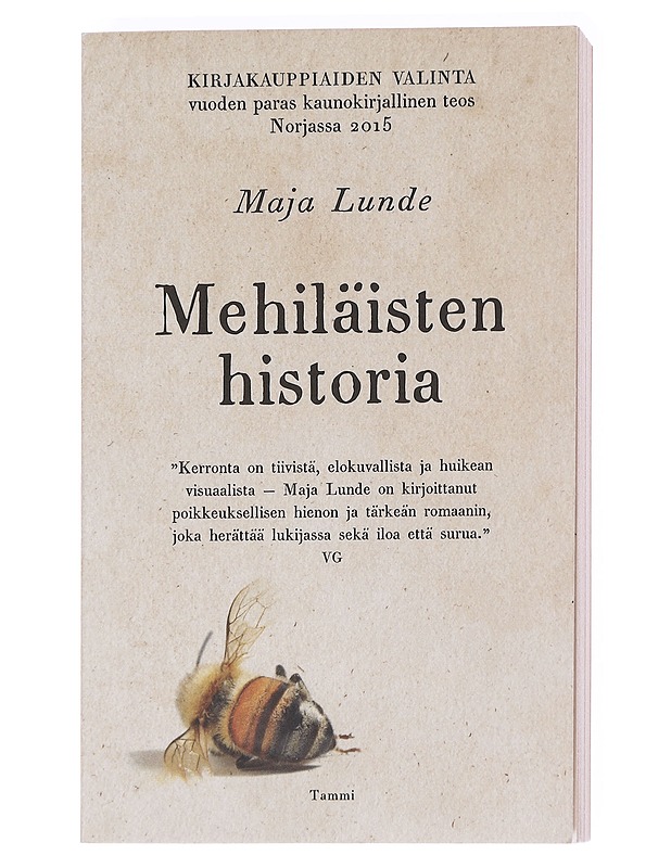 Mehiläisten historia - Lunde, Maja - Romaanit ja novellit - 10105590578 - 0