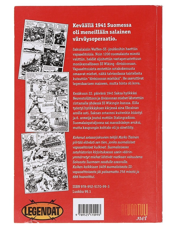 SS Wiking / panttipataljoona : suomalaiset divisioonan miehet - Tiainen - Sarjakuvat - 10105590600 - 1
