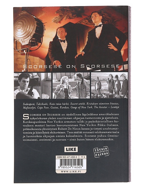Scorsese on Scorsese - Martin Scorsese, kirjoittaja; Ian Christie, toimittaja - Elämäkerrat ja muistelmat - 10105590736 - 1