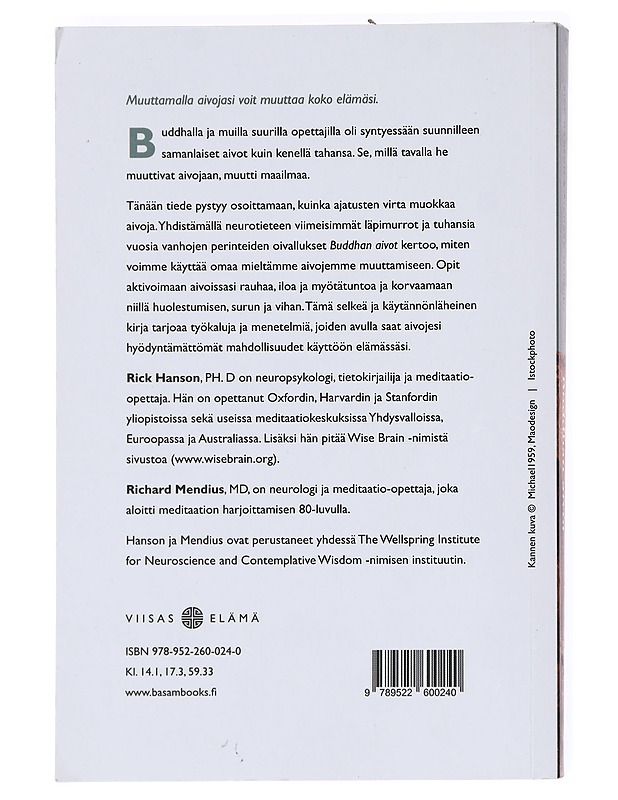 Buddhan aivot - Hanson, Rick - Tietokirjat ja oppaat - 10105590743 - 1