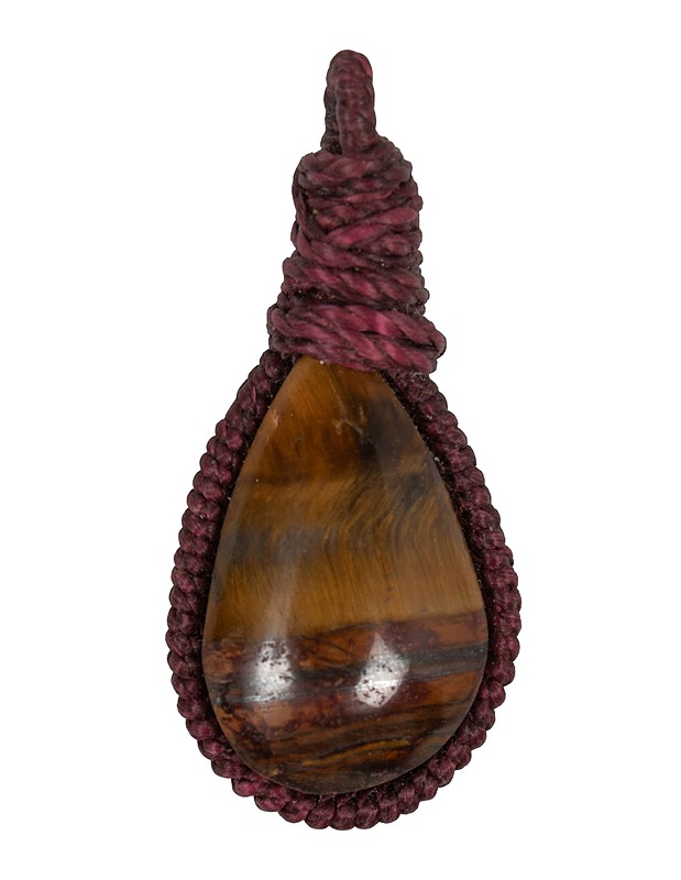 Tiikerinsilmä Amuletti, 4cm  - Askartelu - 10105590762 - 0