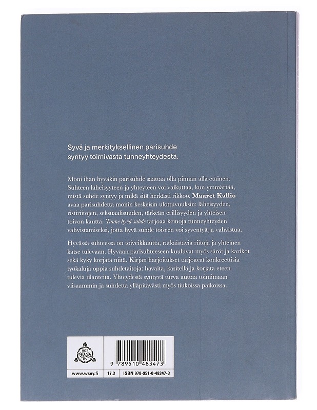 Tunne hyvä suhde - Maaret Kallio - Tietokirjat ja oppaat - 10105590805 - 1