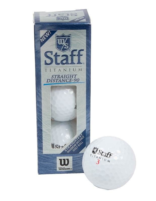 Wilson Staff Titanium Strait Distance 90 golfpallo, numerolla 3, 3 kpl - Golf - 10105590954 - 0