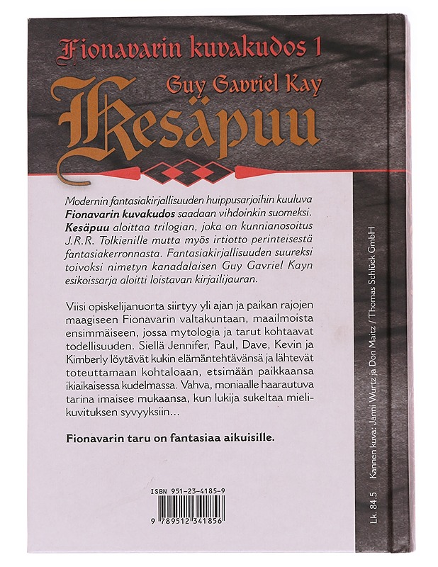 Fionavarin kuvakudos / Kesäpuu 1 - Kay, Guy Gavriel - Fantasia- ja scifi - 10105590978 - 1