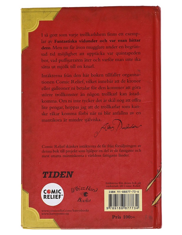 Fantastiska vidunder och var man hittar dem - Rowling, J. K. - Lastenkirjat - 10105590983 - 1