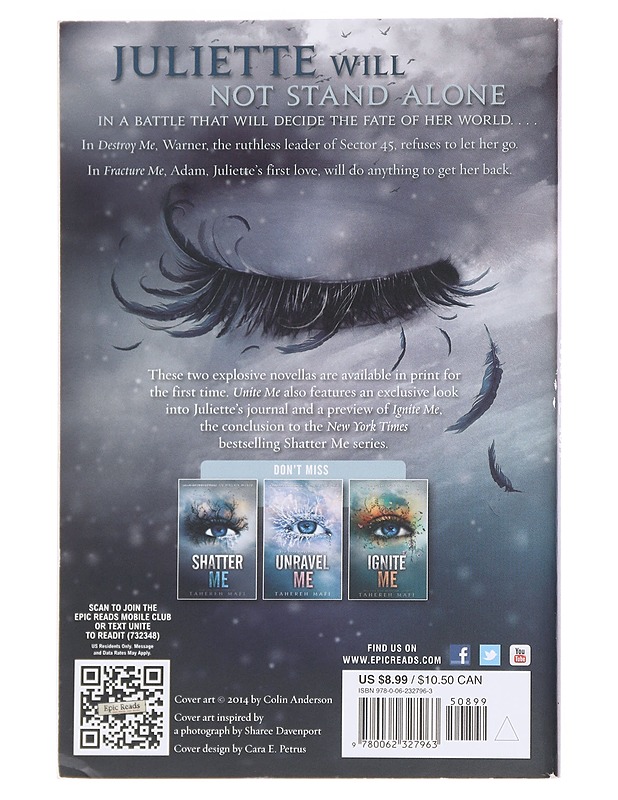 Unite me - Tahereh Mafi - Romaanit ja novellit - 10105590993 - 1