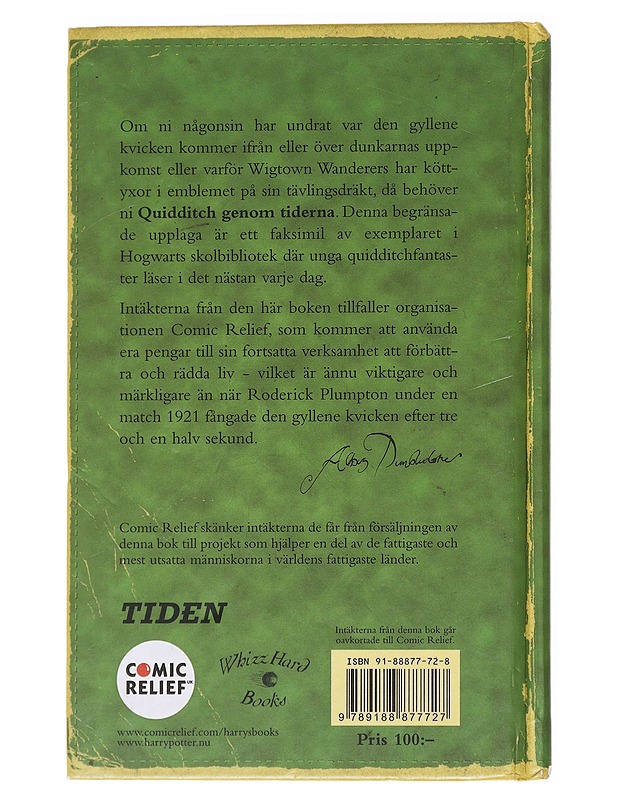 Quidditch genom tiderna - Rowling, J. K. - Lastenkirjat - 10105590999 - 1